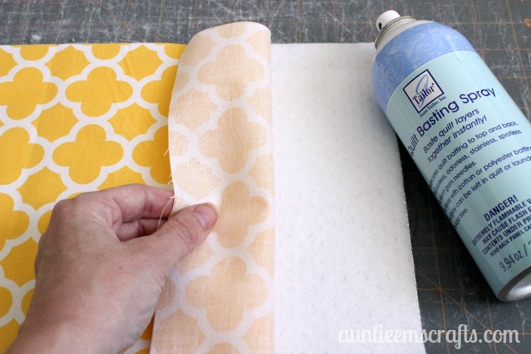 Grab any two fat quarters and some scrap batting. In about an hour, you can make yourself a large hot pad for your hot foods. Tutorial available on AuntieEmsCrafts.com