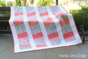 Weekend Coin Quilt Tutorial | AuntieEmsCrafts.com