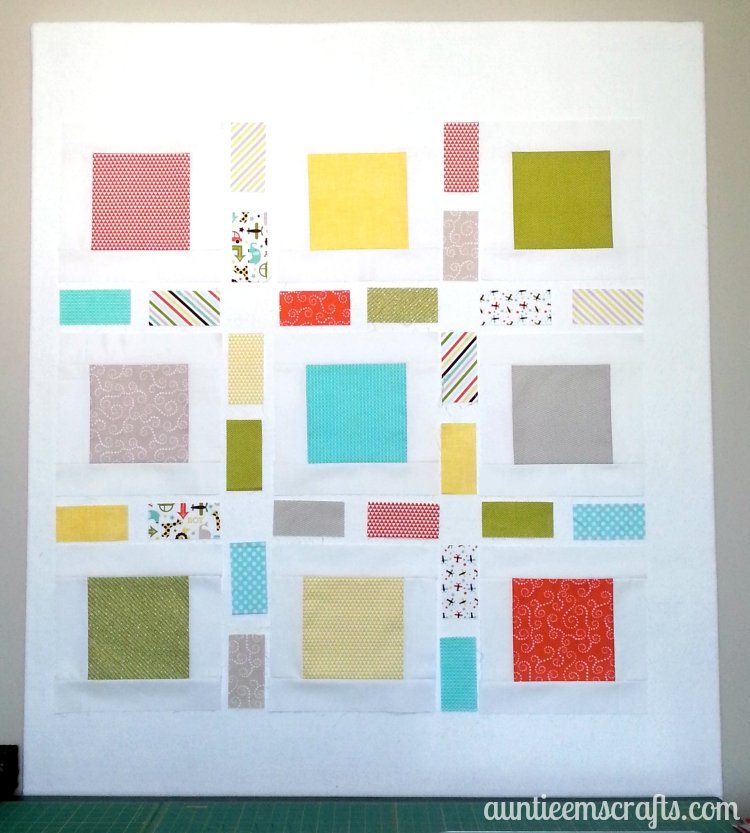 Oh Boy Baby Quilt on AuntieEmsCrafts.com. Riley Blake Oh Boy fabrics in a small Framed pattern by Camille Roskelley. Love it!