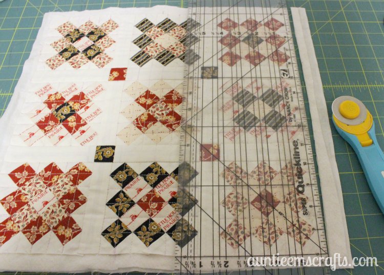 Little House on the Prairie® Granny Square Mini Quilt Tutorial | AuntieEmsCrafts.com