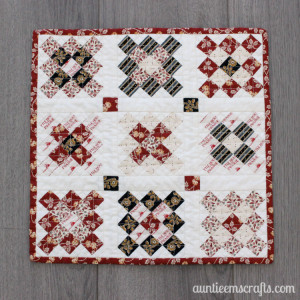 Little House on the Prairie® Granny Square Mini Quilt Tutorial | AuntieEmsCrafts.com