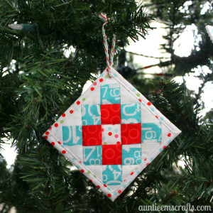 Mini Granny Square Ornament {and Coaster}